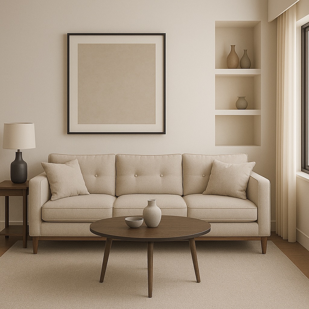 Minimalist apartment interior